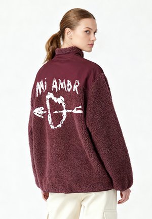 UNISEX  - Giacca in pile - bordeaux