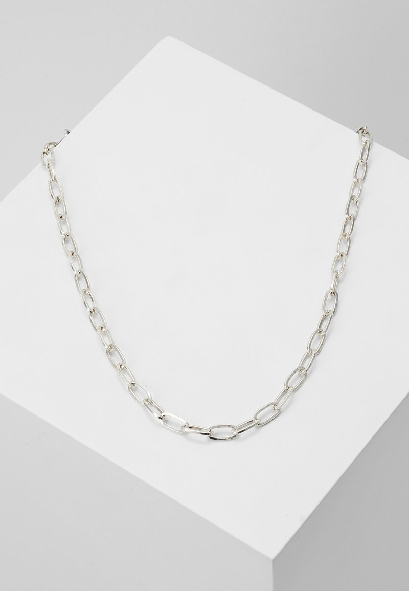Icon Brand ELONGATED LINK NECKLACE - Colar - silver-coloured