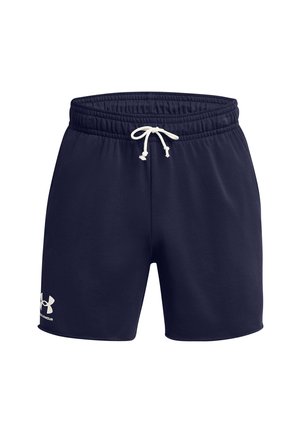 Under Armour RIVAL TERRY - Sports shorts - midnight navy