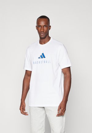 WORLDWIDE HOOPS LOGO GRAPHIC - Print T-shirt - white