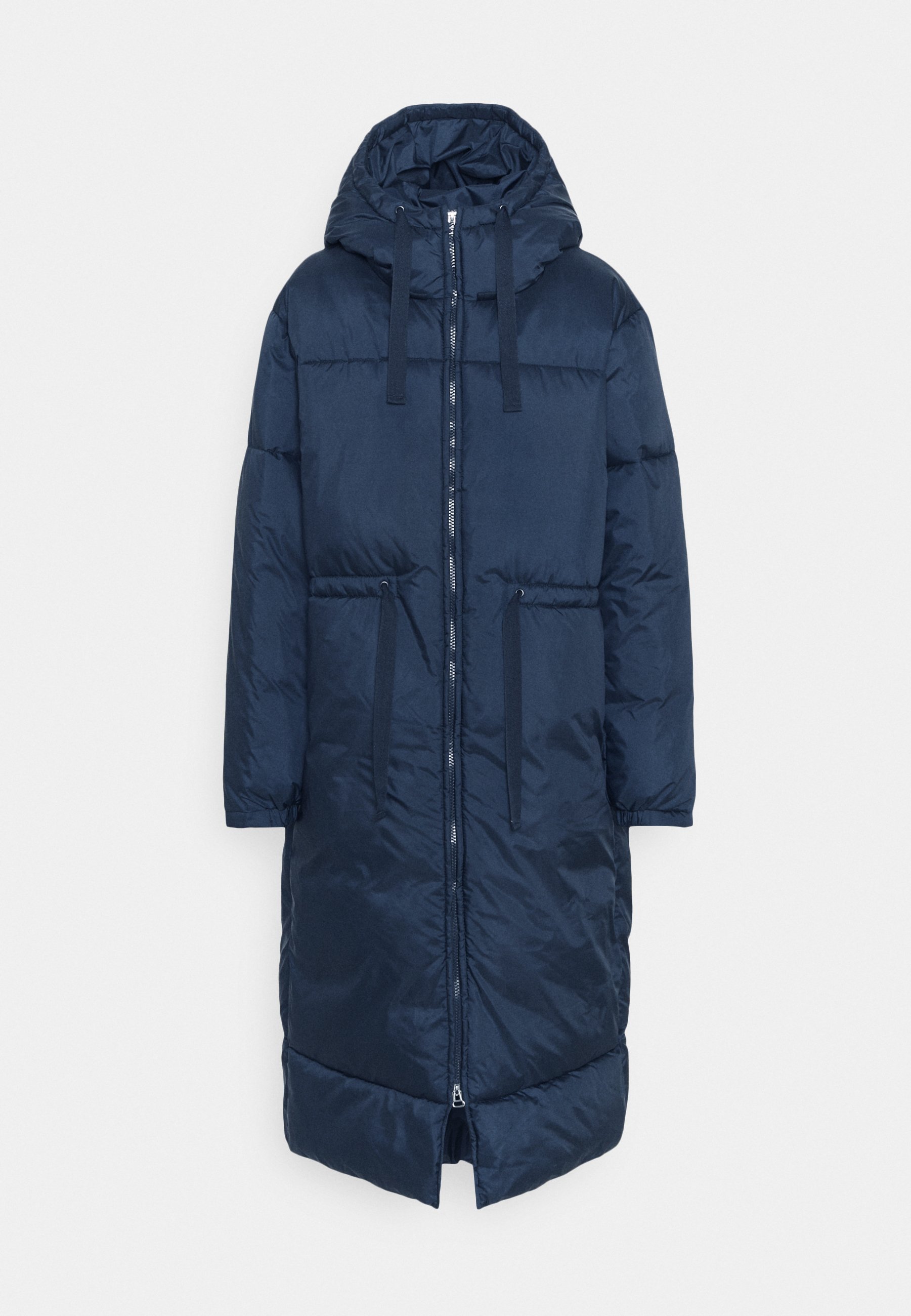 Long navy blue puffer coat Outlet