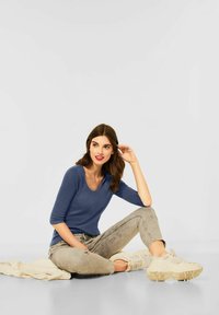 Street One Langarmshirt - blau