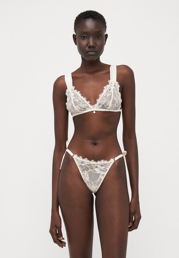 TRIANGLE THONG - Thong - ivory