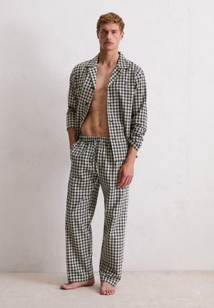 LONG - Pantalón de pijama - dark navy check