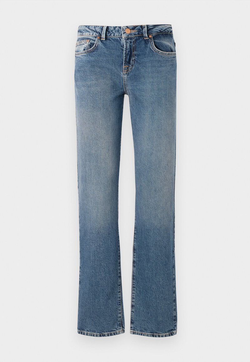 LTB FALLON - Straight leg jeans - dark blue denim/dark-blue denim ...