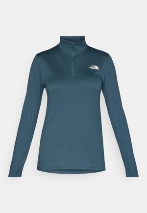The North Face FLEX 1/4 ZIP TEE SLIM - Langarmshirt - deep cypress