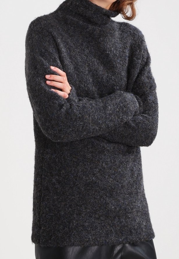 Bik Bok Stickad tröja - dark grey