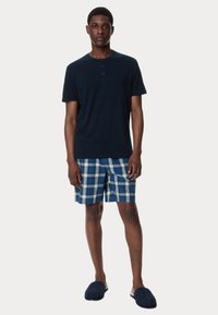 Marks & Spencer HENLEY CHECK SET - Pyjama - navy mix