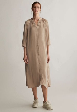 Shirt dress - beige