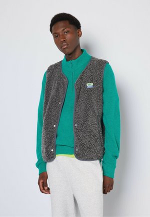 HOKTOWN - Waistcoat - anthracite chine