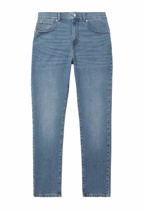 Straight leg jeans - mid blue wash