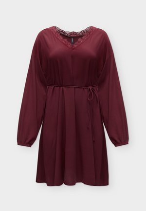 Vero Moda, VMBELLA SHORT DRESS - Robe de jour - windsor wine