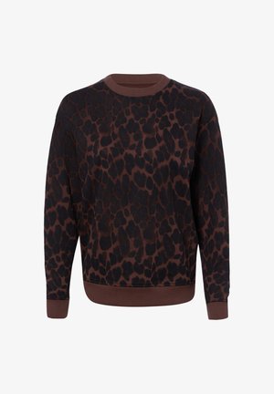 Marie Lund, MARIE LUND SWEATSHIRT NAK - Sweatshirt - kastanie schwarz