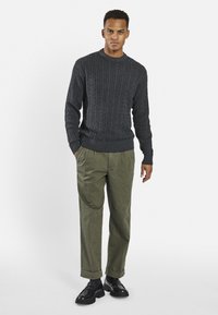 Redefined Rebel LIAM REGULAR FIT - Jersey de punto - dark grey