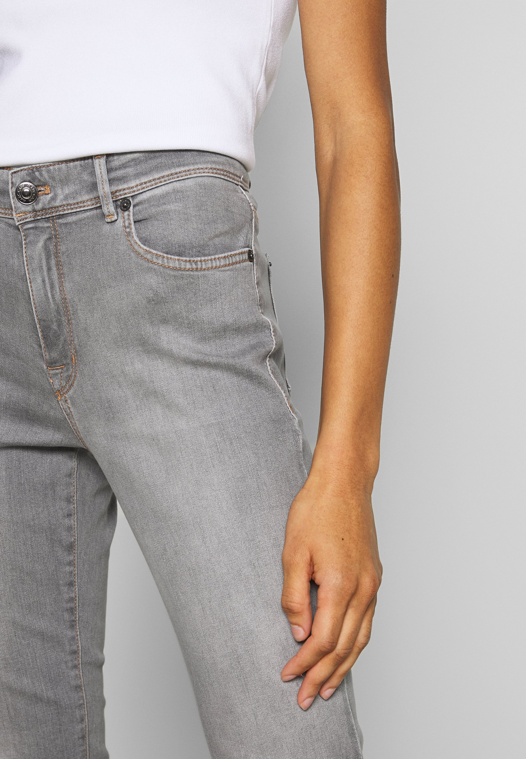 Marc Cain Vaqueros slim fit - grey denim/gris - Zalando.es