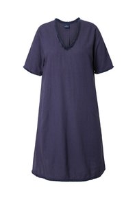 LAURASØN V-AUSSCHNITT ARM - Denní šaty - navy blue