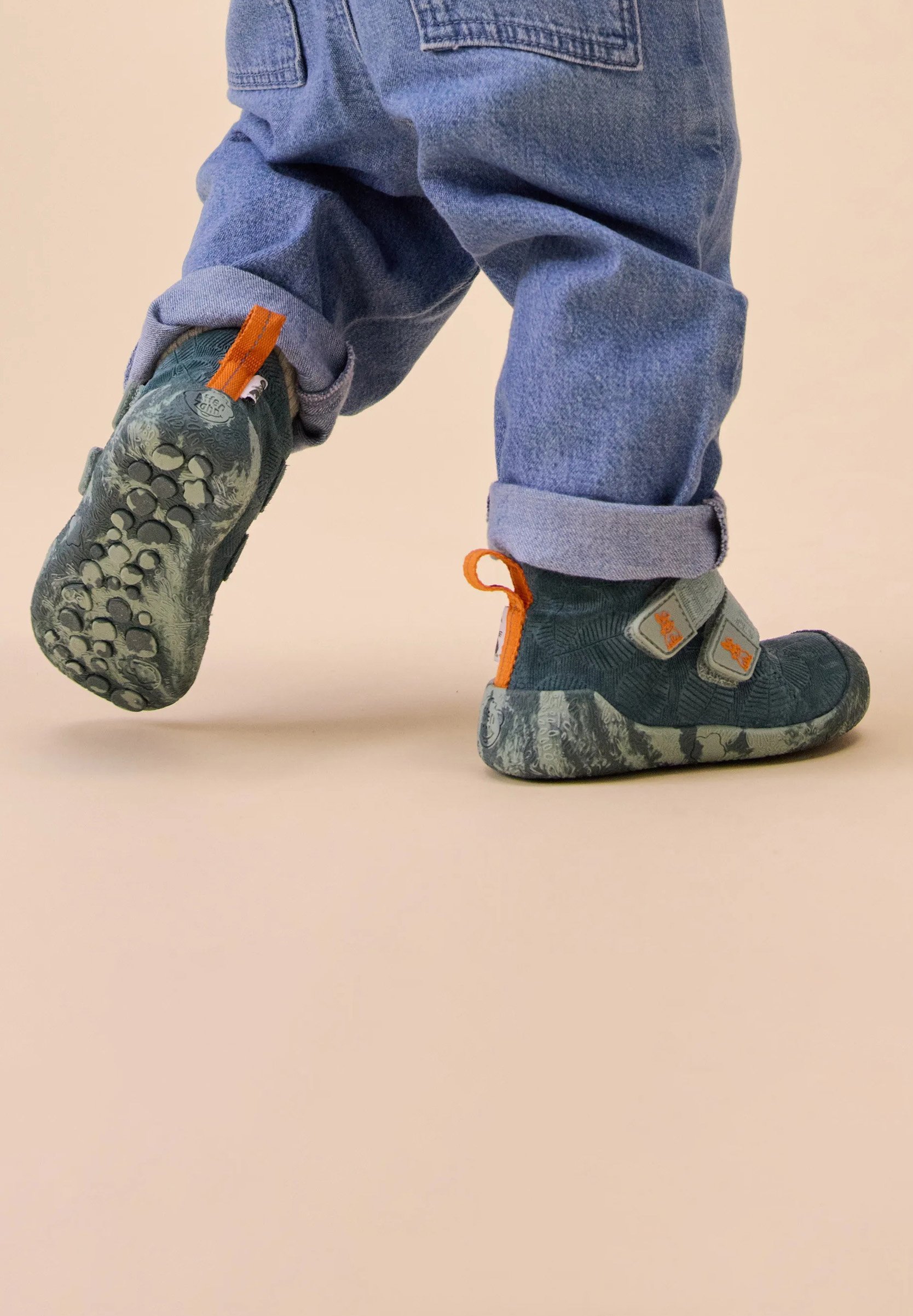 Chaussures Premiers Pas Affenzahn Talky - Cuir Responsable, Semelle Antidérapante - Tailles 19 à 25