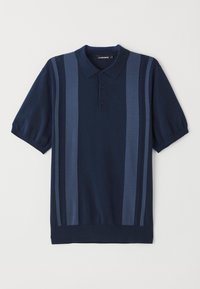 REYMOND STRIPE - Polo shirt - navy