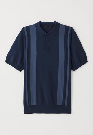 J.LINDEBERG REYMOND STRIPE - Polo - navy