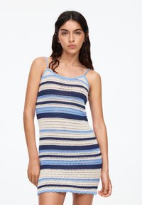 PULL&BEAR - Neulemekko - blue Pienoiskuva 1
