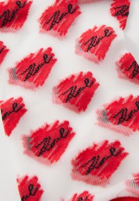 KARL LAGERFELD K/HEART SOCKS 2 PACK - Sokid - klassic red