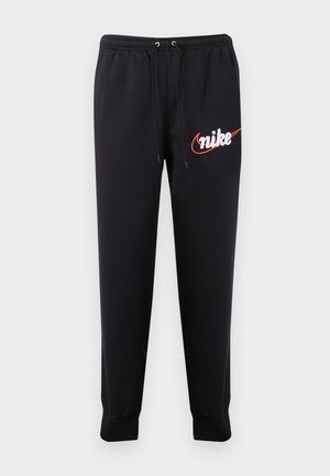 Nike Sportswear, CLUB - Pantalon de survêtement - black/safety orange