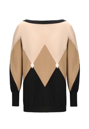 Luisa Spagnoli MAGNETI - Pullover - var nero cammello