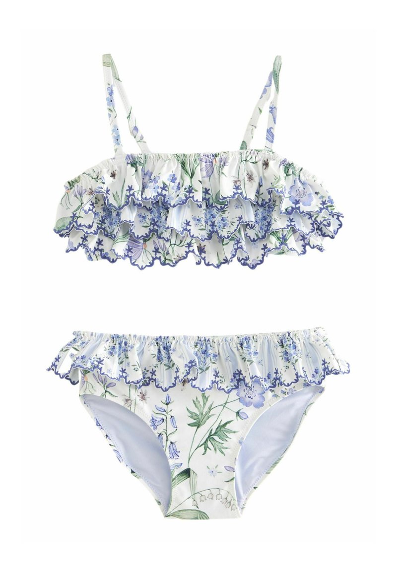 Next TIERED STANDARD SET - Bikinis - blue floral