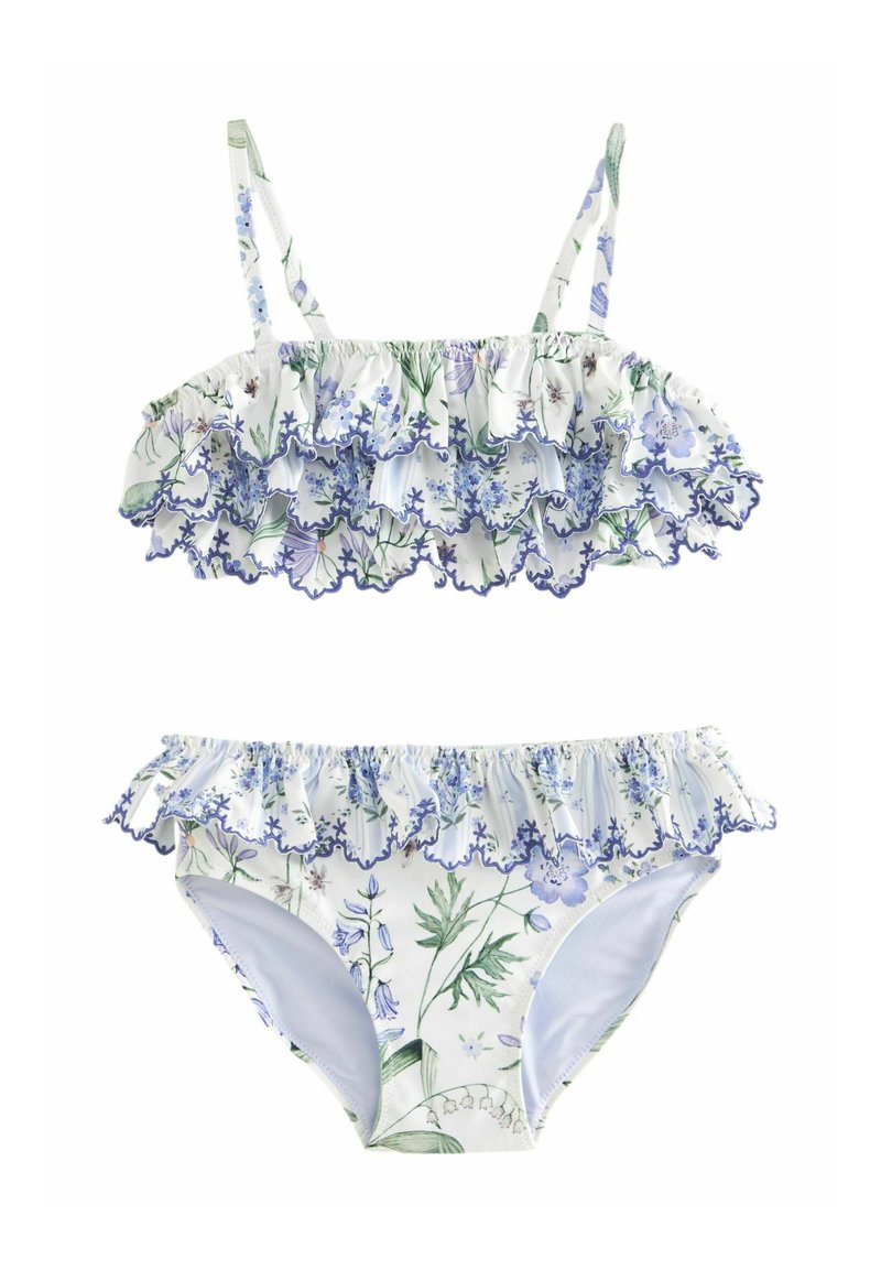 Next - TIERED STANDARD SET - Bikiinid - blue floral, Suurenda