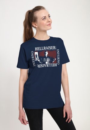 HELLRAISER INFERNO - T-shirt print - navy blue