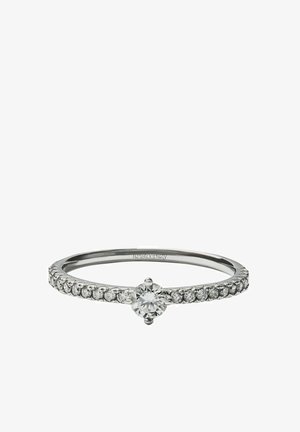 Aristocrazy, SOLITARIO CON DIAMANTES - Anillo - silver-coloured