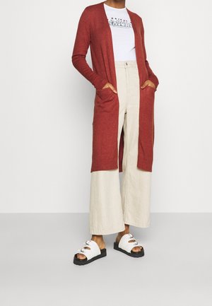 Vest - mottled dark red