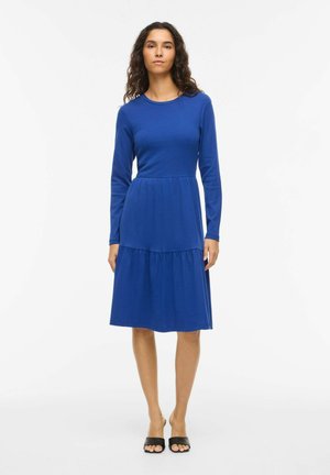 MIDI LANGARM - Strikkjoler - mazarine blue