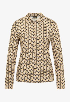 Button-down blouse - khaki sand biscuit honey