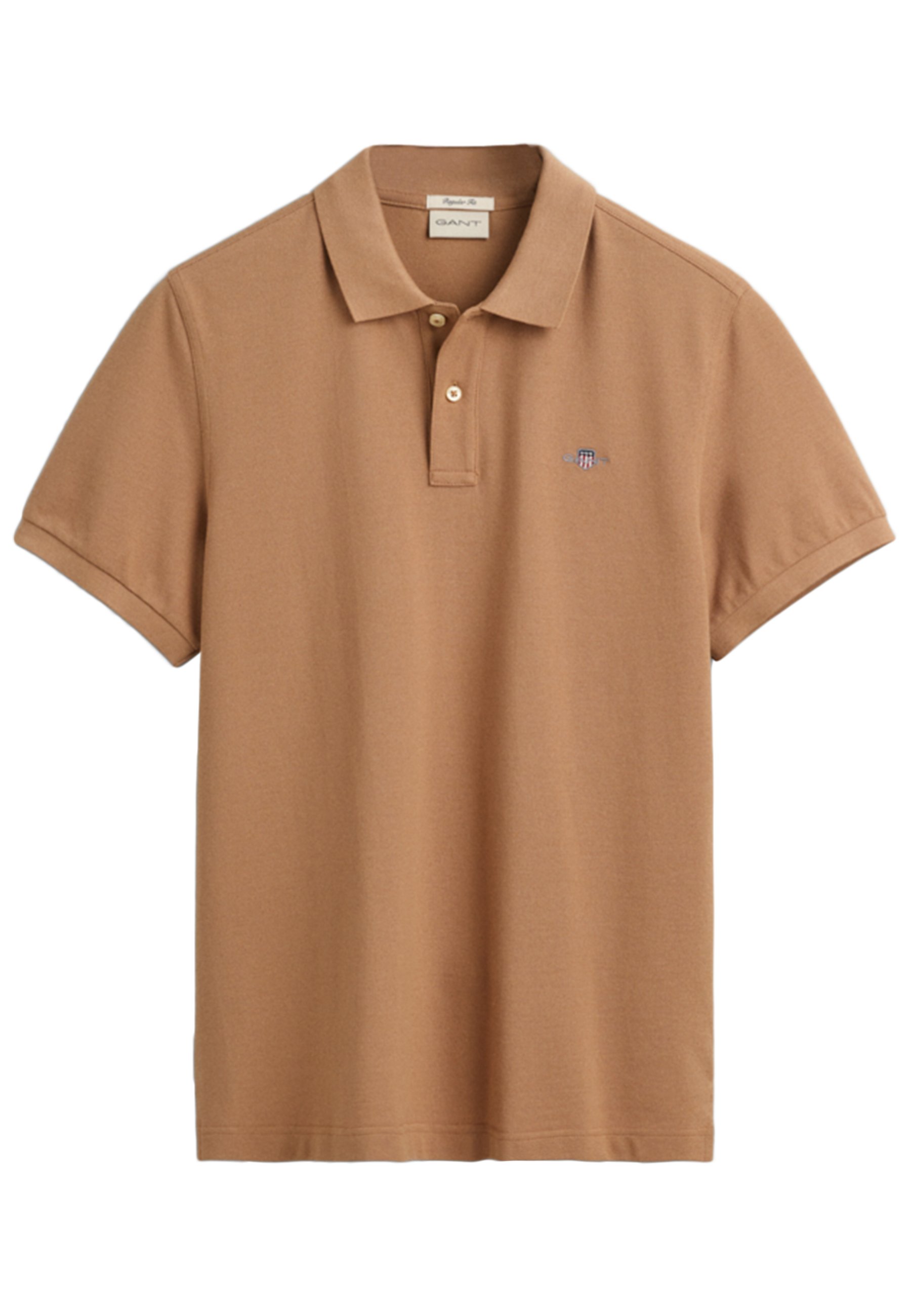 GANT REG SHIELD PLUS SIZE - Polotričko - warm khaki