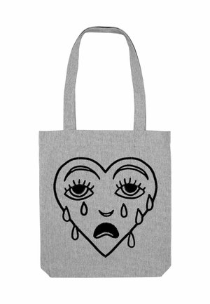 CRYINGHEART PRINT - Cabas - mottled grey