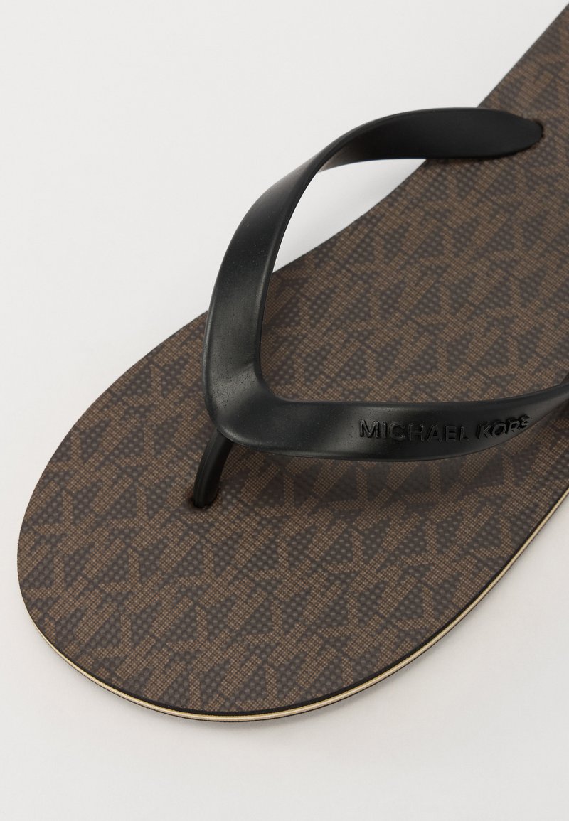 Michael Kors TRAVIS - Pool shoes - brown/black/brown  display picture 1