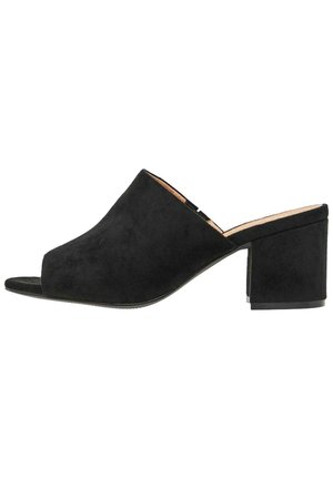 BIACATE MULE - Heeled mules - black