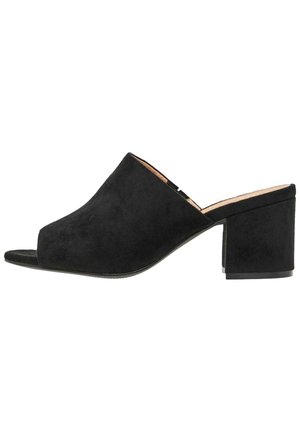 BIACATE MULE - Muiltjes met hak - black