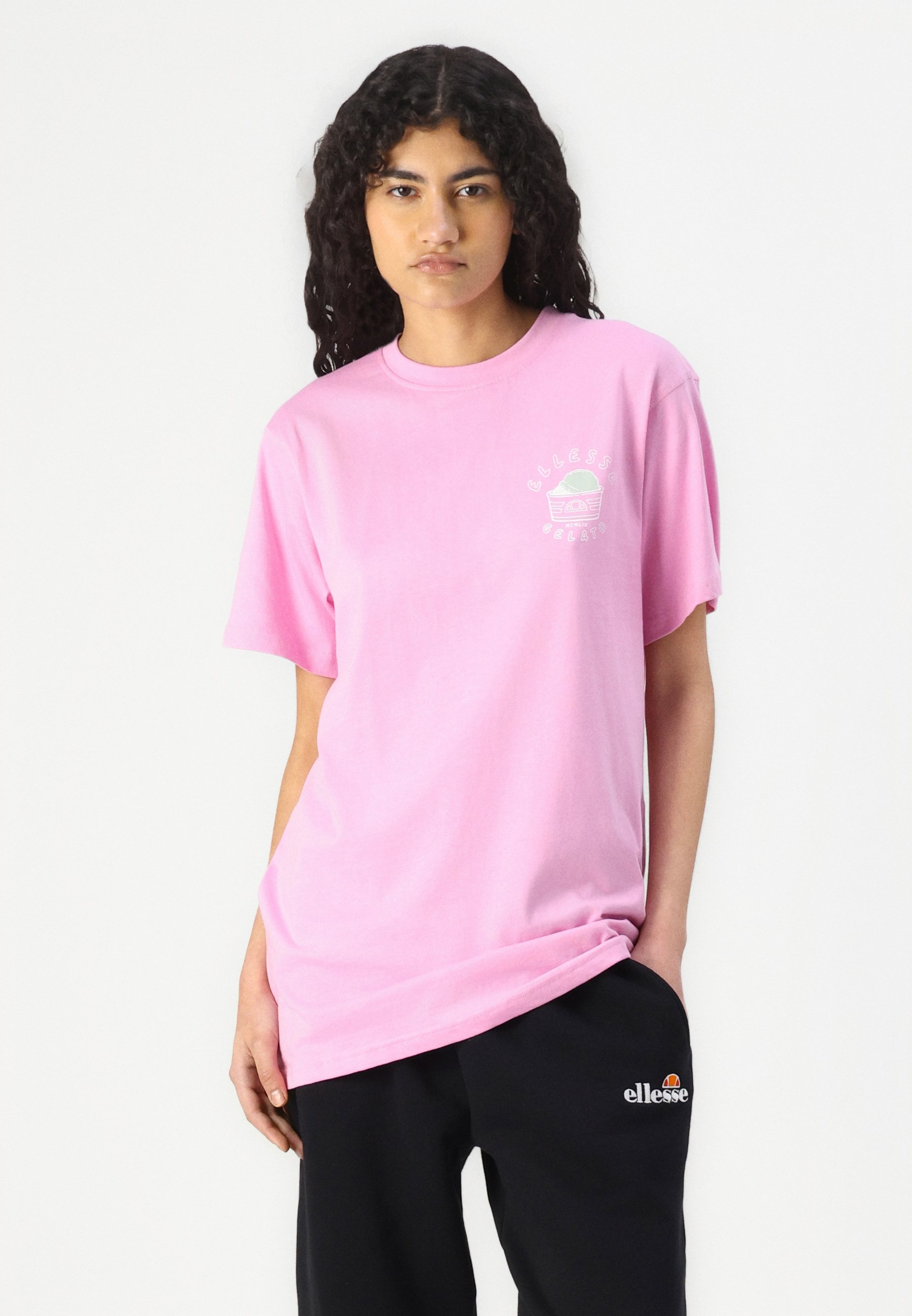 売れ筋商品|||エレッセ Tシャツ レディース トップス LA STREGA TEE - Print T-shirt - pink Ellesse LA STREGA TEE - Print T-shirt - pink - Zalando.co.uk