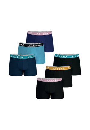 LOT DE 6 EASY - Boxers - marine-bleu-gris-noir