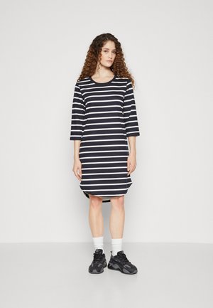 JDY JDYIVY 3/4 BUTTON DRESS - Nappali ruha - sky captain/cloud dancer