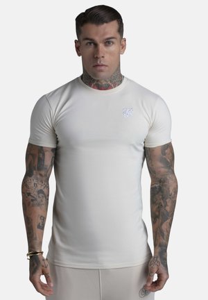 SIKSILK, ESSENTIALS - Lihtne T-särk - ecru