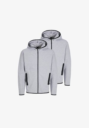 Jack & Jones, 2ER PACK - Felpa con zip - light grey