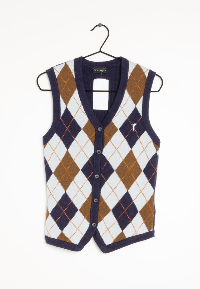 Bodywarmer - white, blue, brown