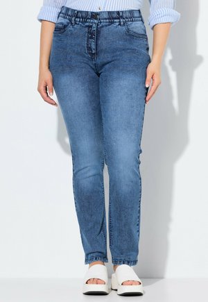 VINTAGE WASH STRETCH - Slim fit jeans - blue denim