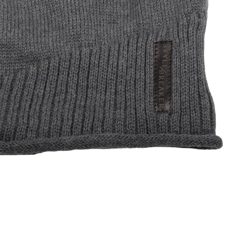 Herren Mützen | STYLEBREAKER Mütze grey/dunkelgrau - UE18028 Herren Mützen | STYLEBREAKER Mütze grey/dunkelgrau - UE18028