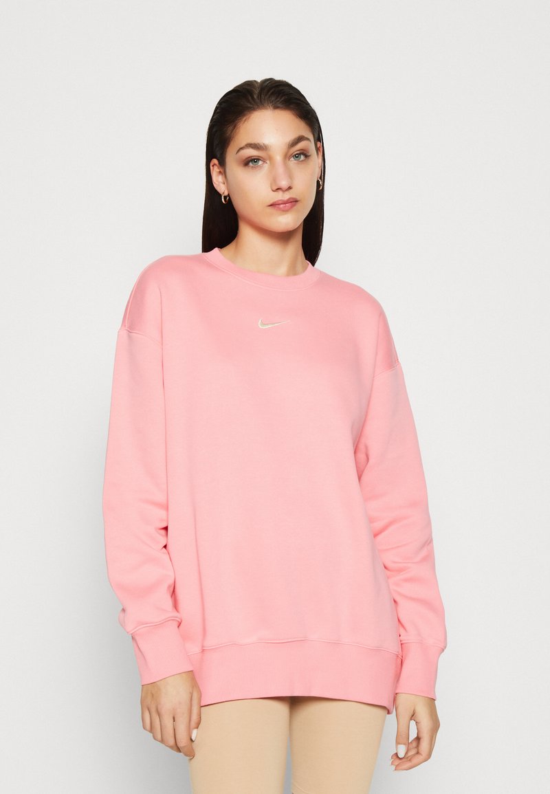 Nike Sportswear CREW Sweatshirt coral chalk/sail/hellrot Zalando.de