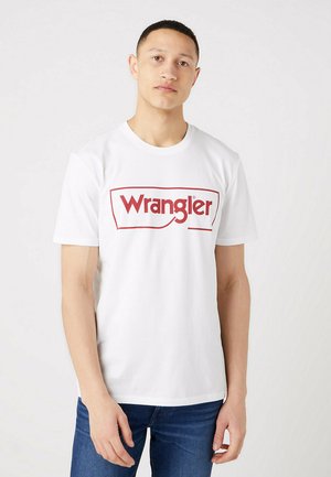 FRAME - T-shirt z nadrukiem - white