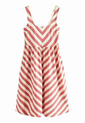 Next SUMMER  - Jersey dress - coral ecru
